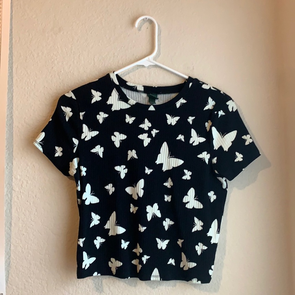 Women’s Butterfly Crop Top